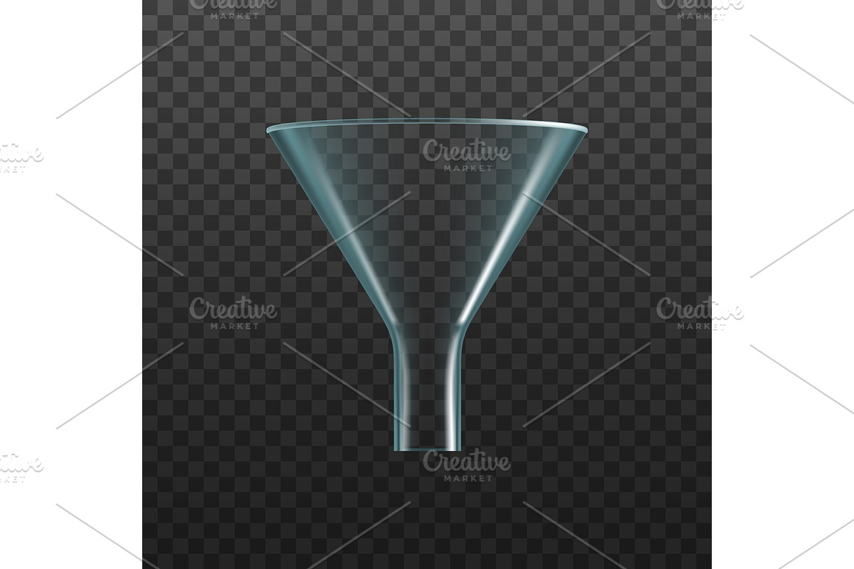 Glass funnel, laboratory, a Healthcare Illustration by Vector Tradition (Photo 3 of 3)