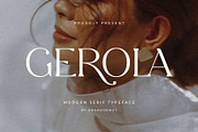 Gerola – Modern Serif Typeface, a Serif Font by BrandSemut (Thumbnail 1 of 12)