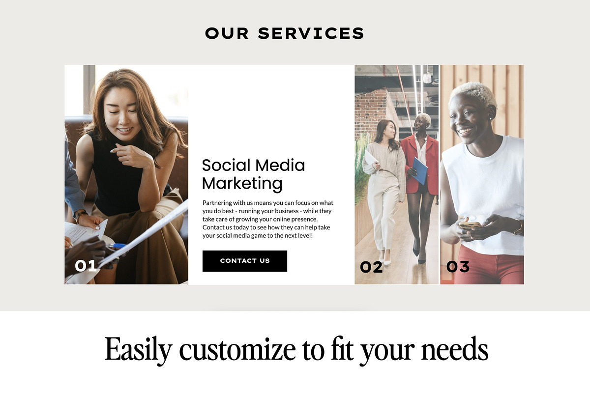 Showit Addon - Image Accordion, a Websites & App Template by Amanda Pena Design (Photo 3 of 5)