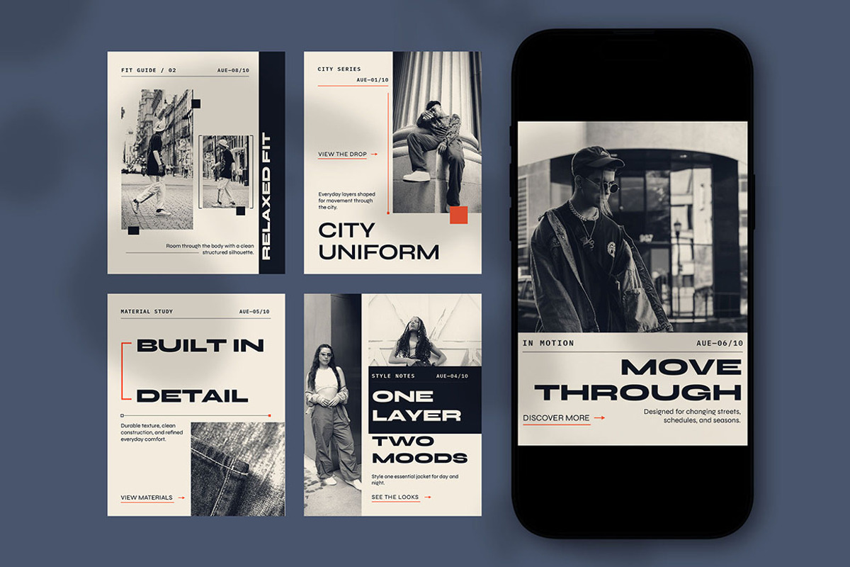 Streetwear Fashion Instagram Post, a Social Media Template by Pitchlook.Studio (Photo 3 of 3)