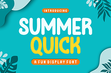 SUMMER QUICK - Playful Font