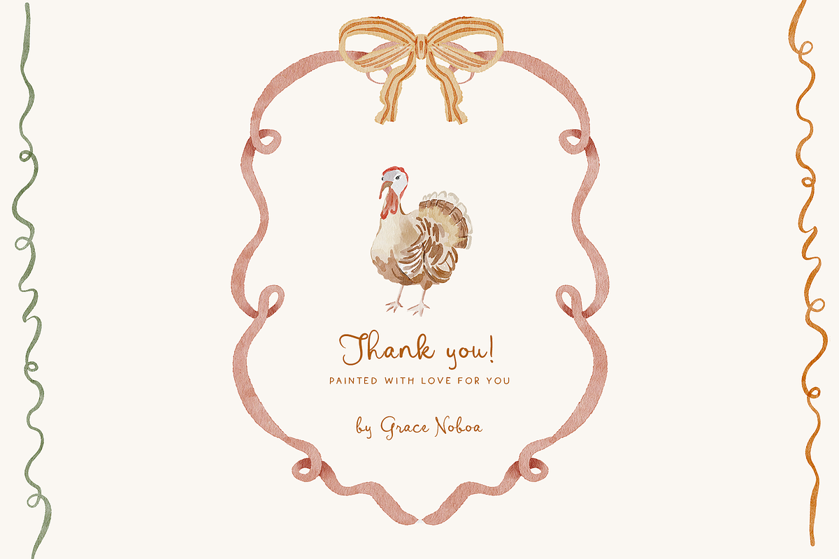 Grandmillenial thanksgiving autumn, an Object Graphic by Grace Noboa Illustrations (Photo 18 of 20)