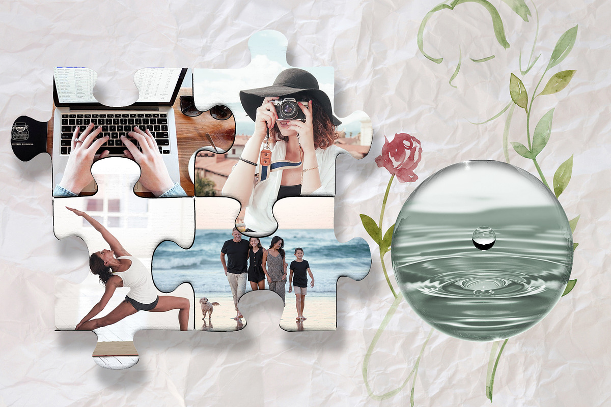 Mental Health Collage creator, a Healthcare Illustration by Olga Koelsch (Photo 6 of 14)