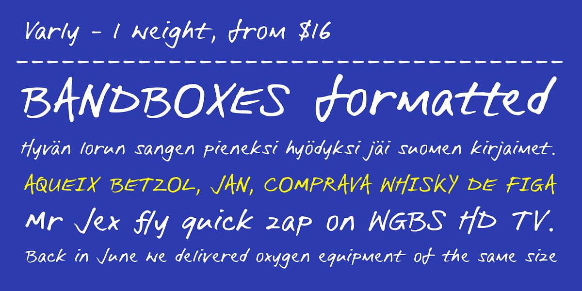 Varly, a Handwritten Font by Moretype (Photo 4 of 4)
