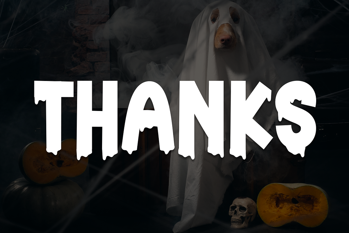 Super Spooky | Script Font, a Script Font by Scratchones (Photo 8 of 8)