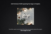 Christmas Facebook Cover + Profile, a Social Media Template by pixart_pm (Thumbnail 4 of 4)