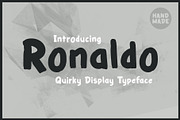 Ronaldo - Quirky & Playful Typeface, a Sans Serif Font by HipFonts (Thumbnail 8 of 8)