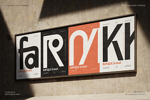 Baroque Grotesk - Ultra Bold Font