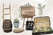 Wedding map creator watercolor, an Illustration by Cocoa studio by Eliza M (Thumbnail 13 of 18)