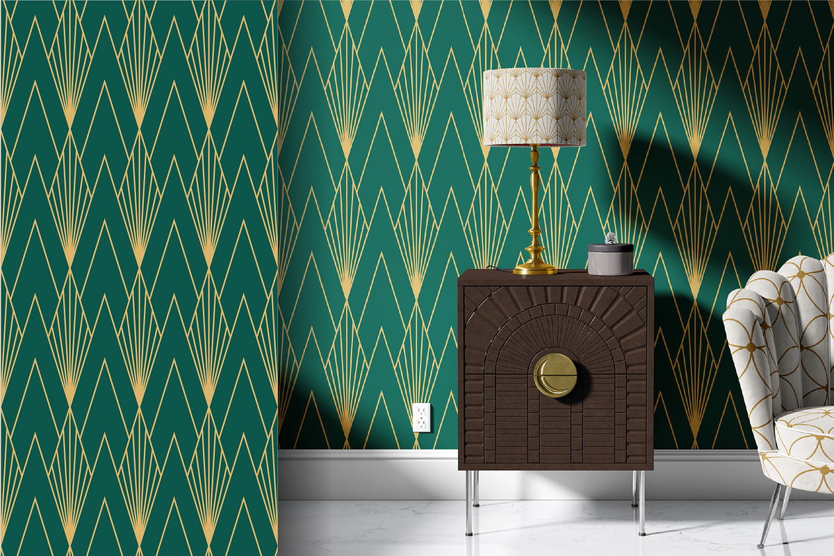 ART DECO Seamless Patterns, a Pattern Graphic by AnnArt (Photo 3 of 8)