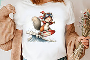 Whimsical Funny Summer Squirrel, a Seasonal Illustration by CreationArt (Thumbnail 6 of 7)