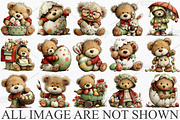 Whimsical Easter Teddy Bear Clipart, an Illustration by Canvas Craft (Thumbnail 3 of 7)