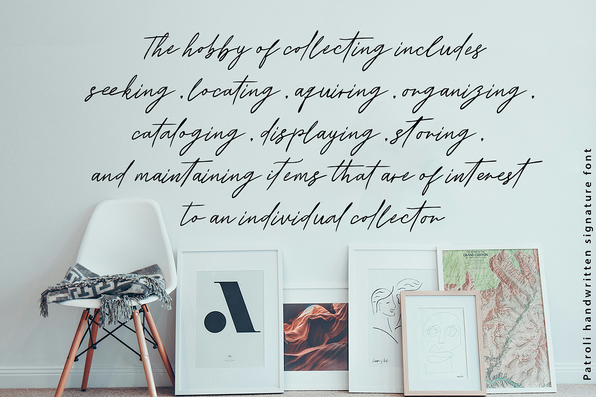 Patrolie signature, a Handwritten Font by Sulthan Studio (Photo 4 of 11)