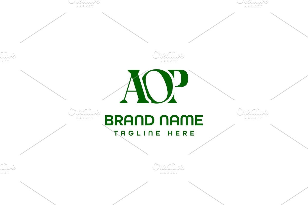 Letter AOP Logo Design Vector, a Branding & Logo Template by Abir Hossain Waffi (Photo 1 of 4)