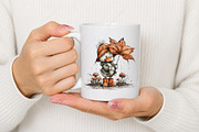 Whimsical Fall Duckling Clipart PNG, a Seasonal Illustration by Canvas Craft (Thumbnail 9 of 10)