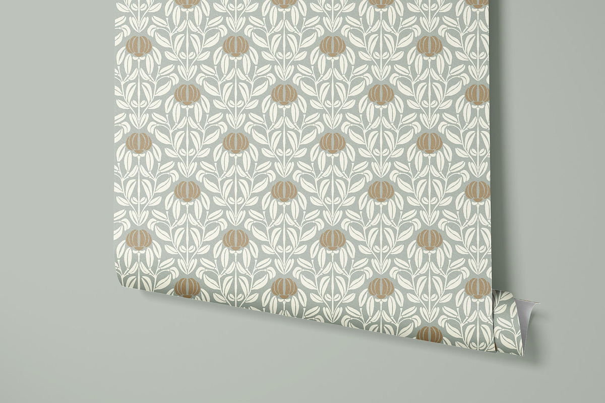 Classic Wallpaper No 8, a Wallpaper Graphic by Bloomart Studio (Photo 6 of 6)
