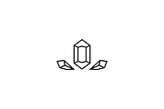 Minimalist Luxury Crystal Logo, a Branding & Logo Template by Luxury Logos (Thumbnail 3 of 4)