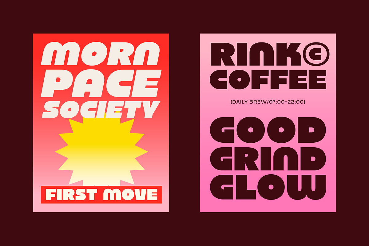 Bhisk - Chunky Sans Serif, a Sans Serif Font by The Native Saint Club (Photo 4 of 12)
