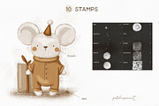 Procreate Brushes & Canvas Funny Art, a Brush Add-On by polikarpovaart (Thumbnail 7 of 13)