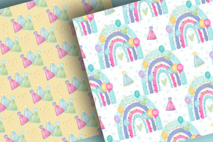 Birthday Party Digital Papers