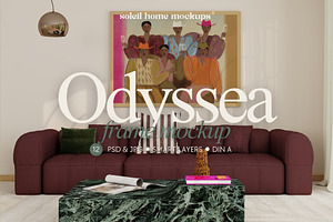 ODYSSEA | Vintage Frame Mockup SET