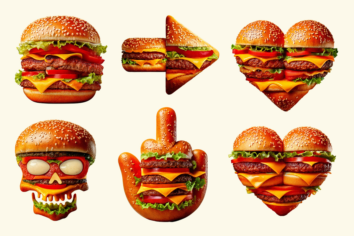 Burger Font, a Sans Serif Font by Handmadefont (Photo 10 of 11)