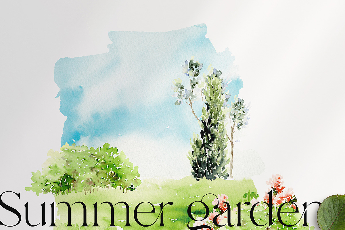Watercolor - Garden of Monet, an Illustration by Beigetime (Photo 2 of 8)