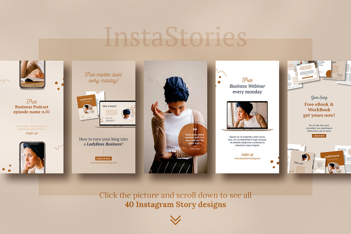 Social Media Bundle / Kayla, a Social Media Template by Mirazz (Photo 10 of 15)