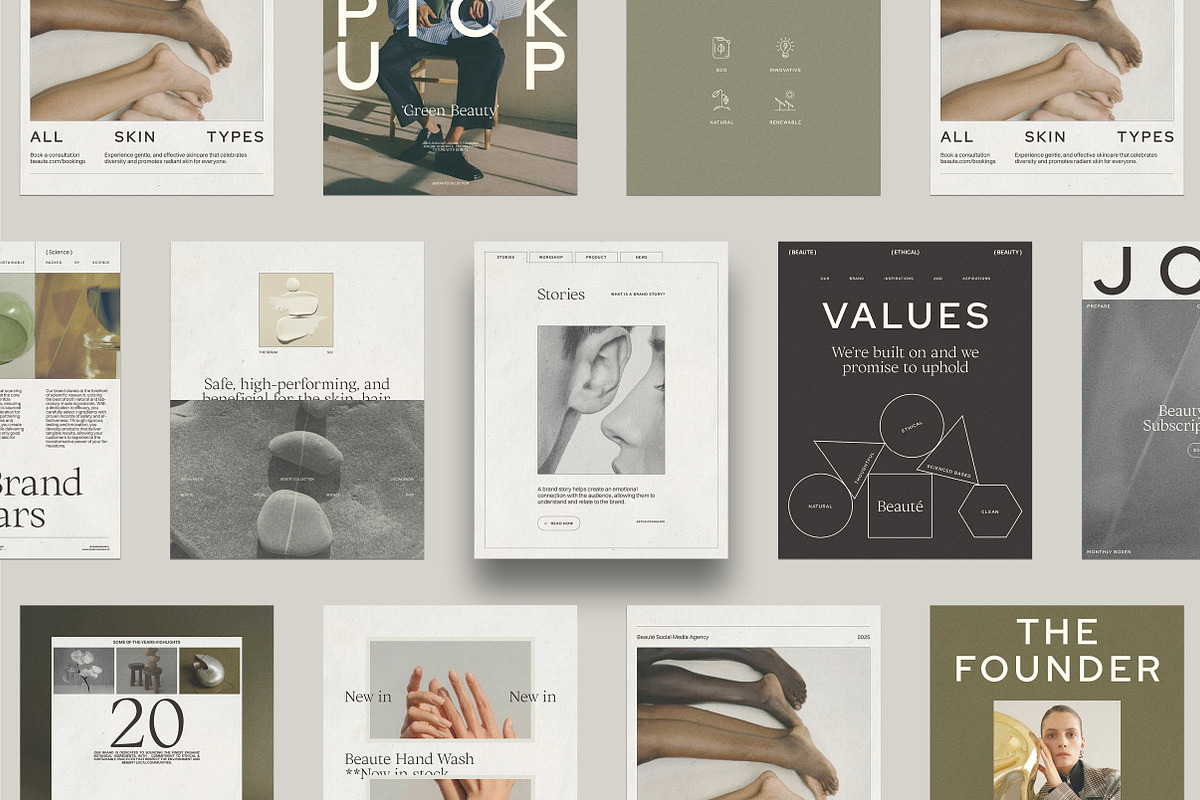 BEAUTÉ | Social Media Kit, a Social Media Template by Studio Standard (Photo 2 of 12)