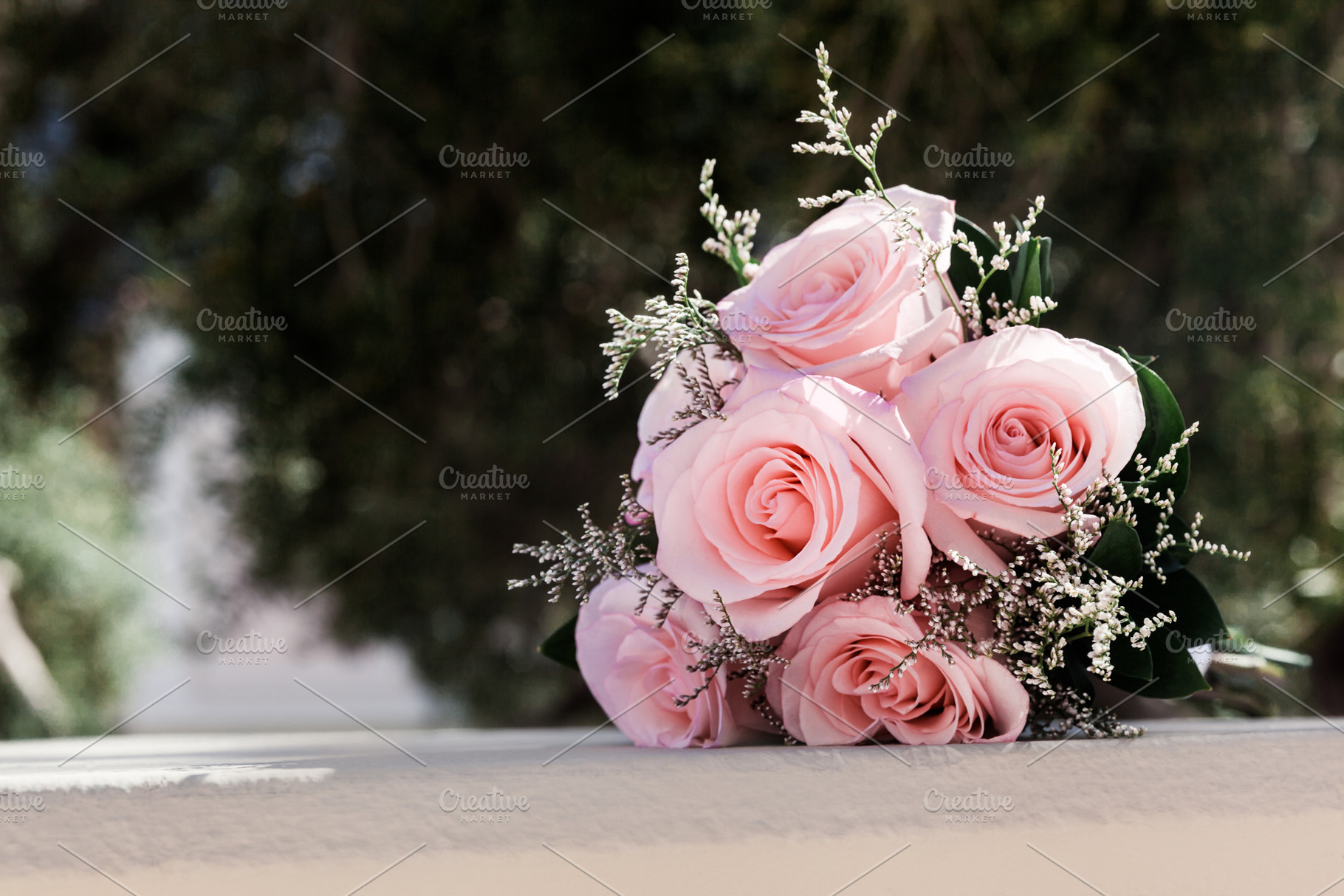 PInk bouquet of roses, a Beauty & Fashion Photo by PhotographerJen