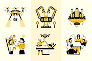 Artificial Intelligence Drawing Set, a Solid Icon by Vectors Market (Thumbnail 5 of 9)