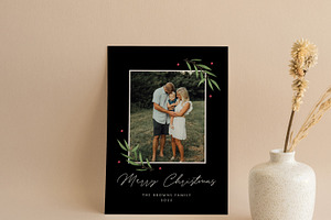 Christmas Card Template CD413