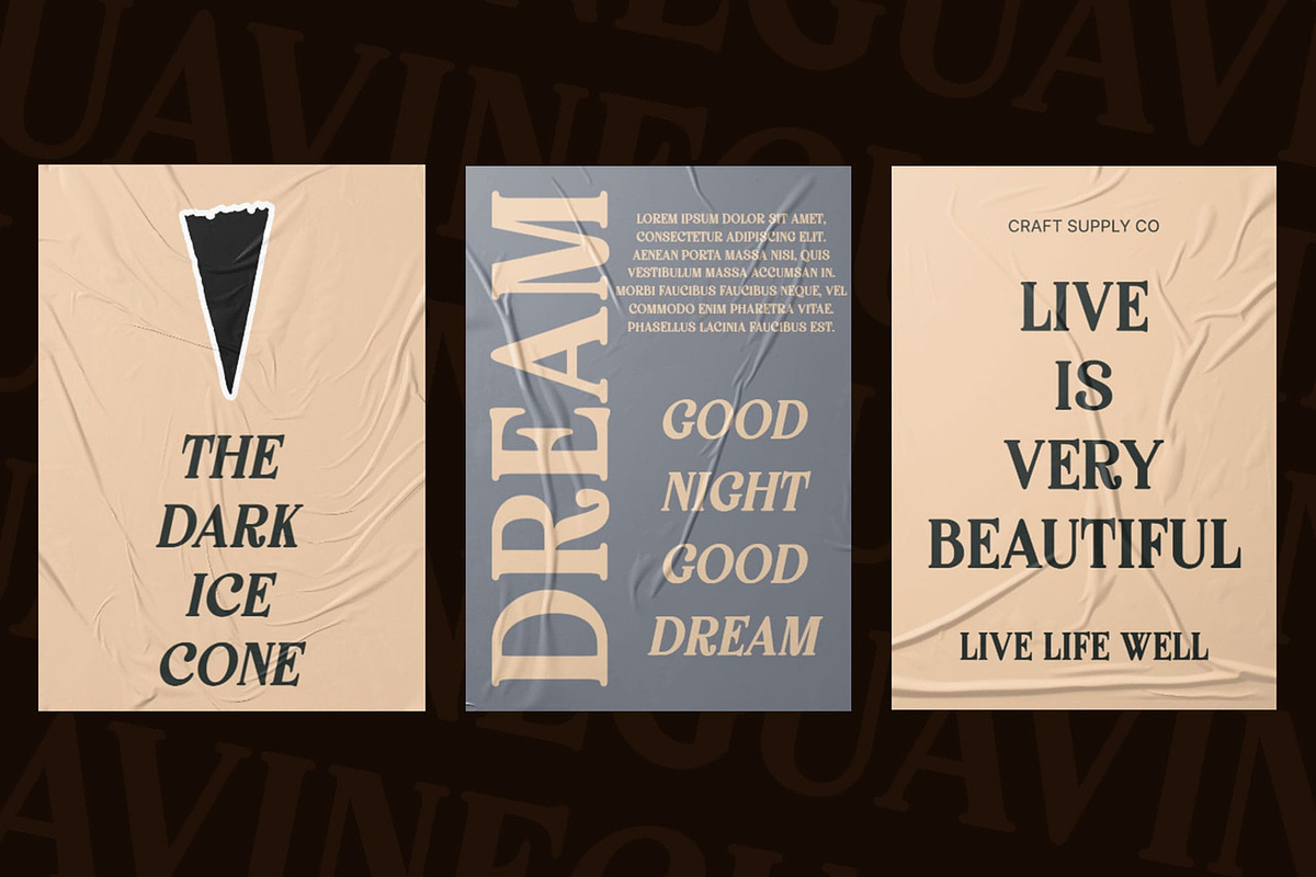 Guavine, a Serif Font by Craft Supply Co. (Photo 8 of 8)
