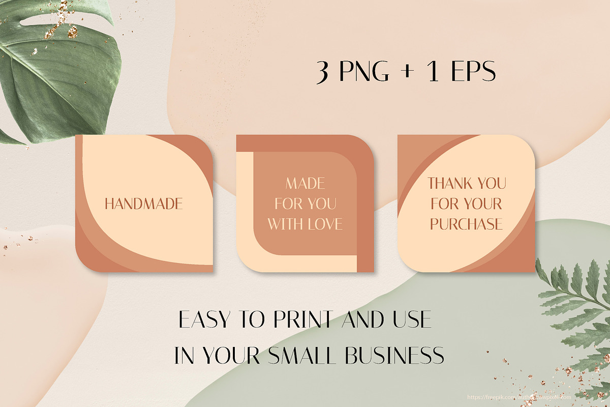 Business Stickers PNG | Handmade, a Stationery Template by AnnaViolet_store (Photo 2 of 4)