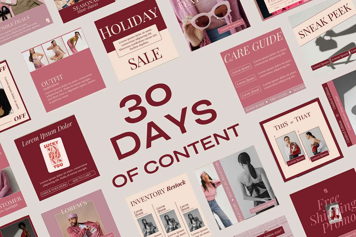 Amor | E-commerce IG Template, a Social Media Template by Artfullyours (Photo 8 of 11)
