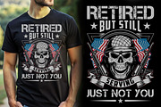 Retired Veteran T-shirt Design, a Graphic by Crafts Bundle (Thumbnail 2 of 2)