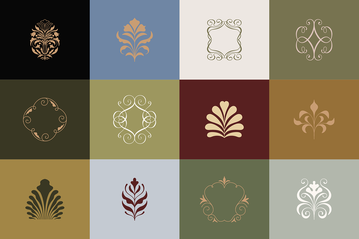 Vector frames and logo templates, an Object Graphic by venimo (Photo 2 of 14)