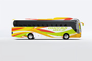 Coach Bus Mock-Up, a Product Mockup by DesignRushMarket (Thumbnail 6 of 7)