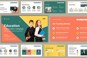 Education Presentation Template, a Presentation Template by Mighty-Slide