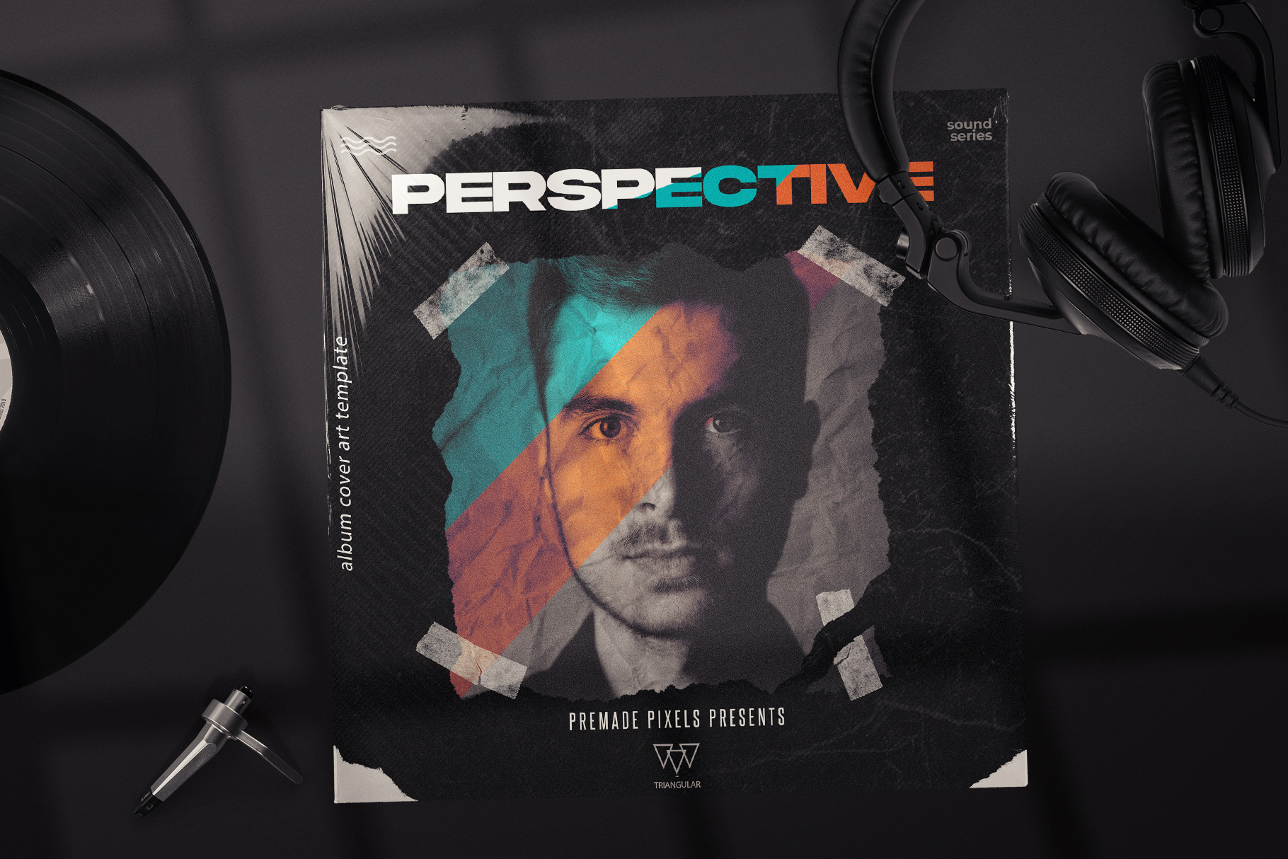Perspective Album Cover, a Templates & Theme by PremadePixels.com