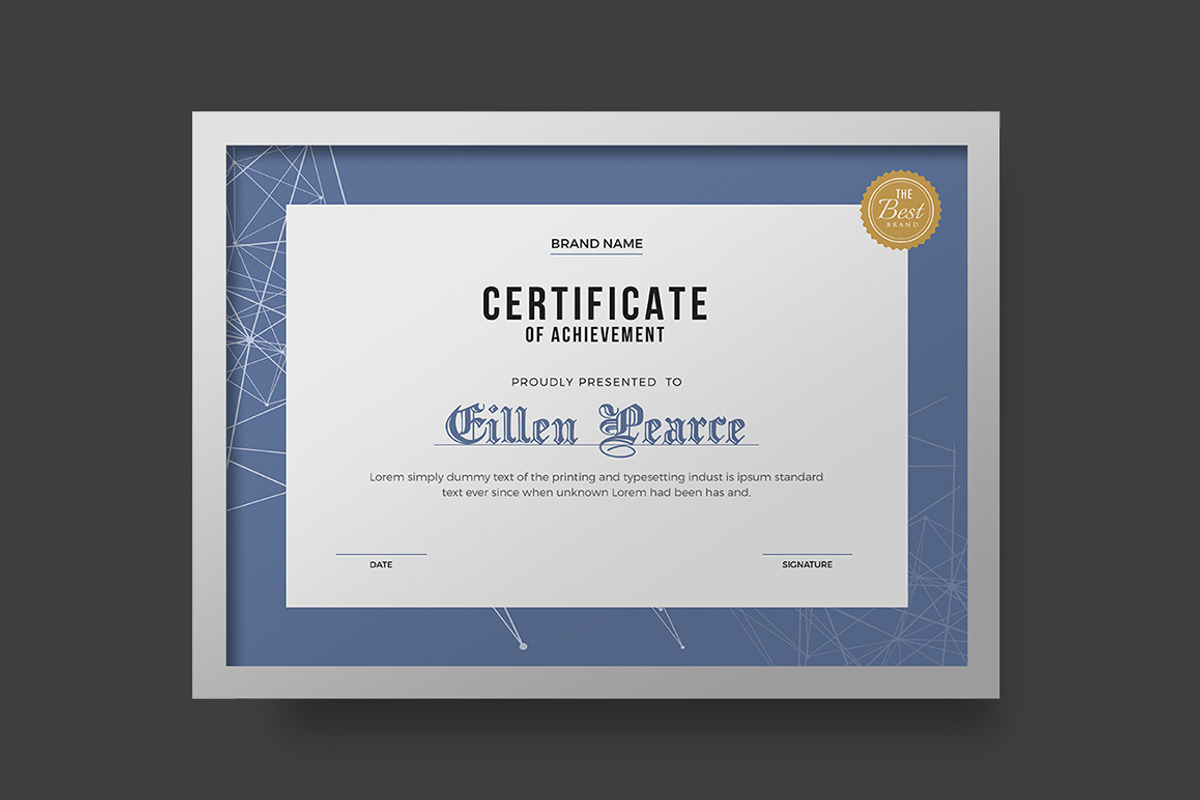 Certificate, a Stationery Template by Creatune (Photo 6 of 7)