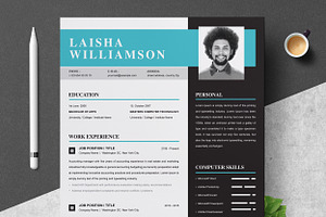 Resume Template 3 Pages Word Cv