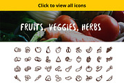 500 hand-drawn food icons, an Icon by Hand-Drawn Goods (Thumbnail 2 of 2)