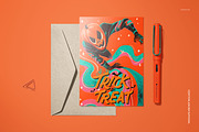 Halloween Pumpkin Hero Card Template, a Card Template by creatsy5 (Thumbnail 4 of 5)
