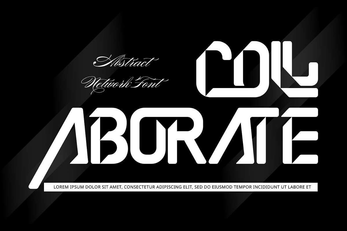 Abstract Network - Futuristic Font, a Sans Serif Font by 177Studio (Photo 3 of 8)