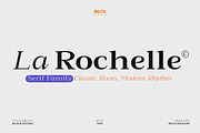 La Rochelle | Serif Family-83 Style, a Serif Font by Black Studio (Thumbnail 1 of 15)