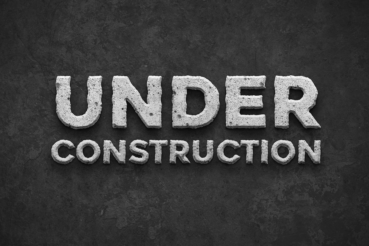 Concrete Text Effect PSD, a Layer Style Add-On by S_design (Photo 3 of 6)