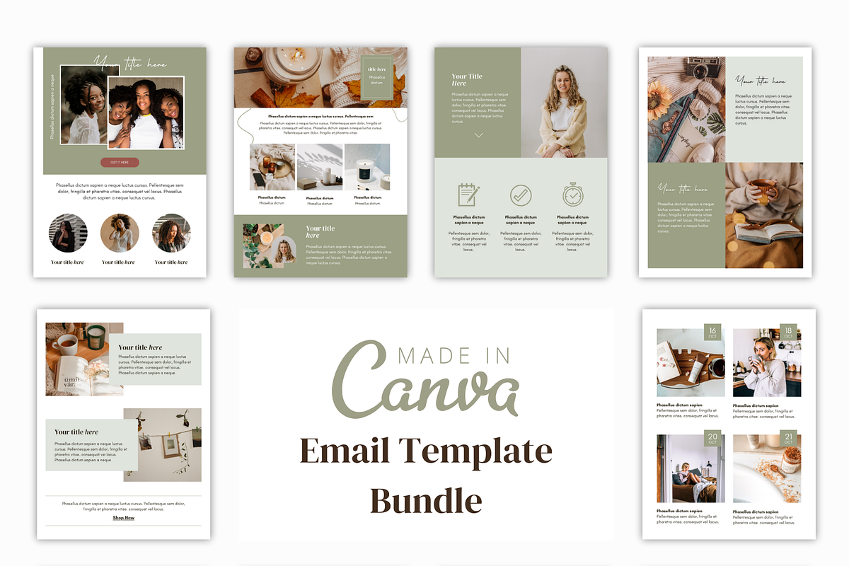 New: Email Marketing Canva Template, an Email Template by Kala and Hansuja Studio (Photo 2 of 5)