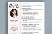 Feminine Resume / CV Template, a Resume Template by STUDIO MEROE (Thumbnail 7 of 7)