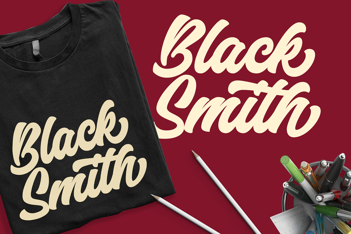 Anthemis Bold Script Font preview 4